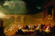 John Martin Belshazzar's Feast. Sweden oil painting artist